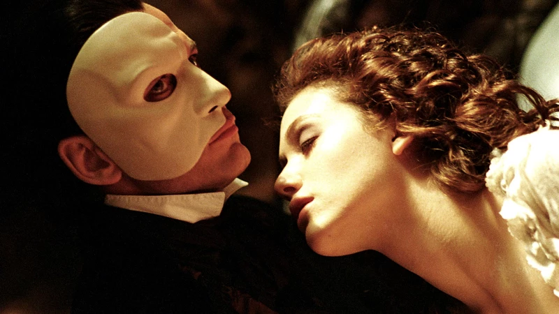 The phantom of the Opera and Christine.
